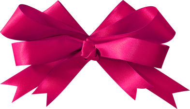 Pink gift bow